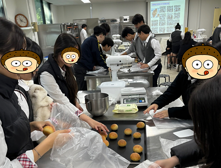 부산시내 고등학생 제빵실습 체험2